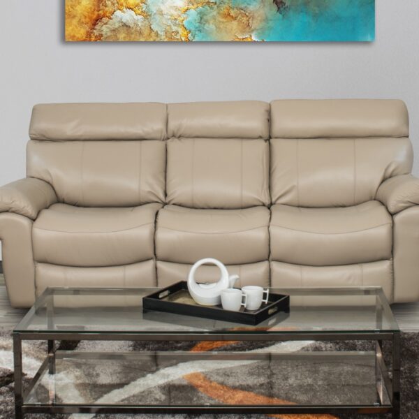 SOFA RECLINABLE CUERO (9772M-L3-2M UB)