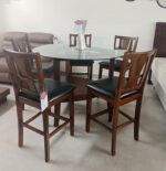 COMEDOR DIXON MOSTRADOR TAPA DE VIDRIO C/5 SILLAS - Imagen 2