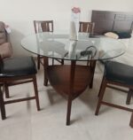 COMEDOR DIXON MOSTRADOR TAPA DE VIDRIO C/5 SILLAS - Imagen 3