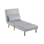 CHAISE PLEGABLE AUTOMATICA C/ALMOHADA  ARENA (DANESAND-CHAISE) - Imagen 2