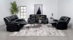 LIVING RECLINABLE NEGRO (610244/45/46)
