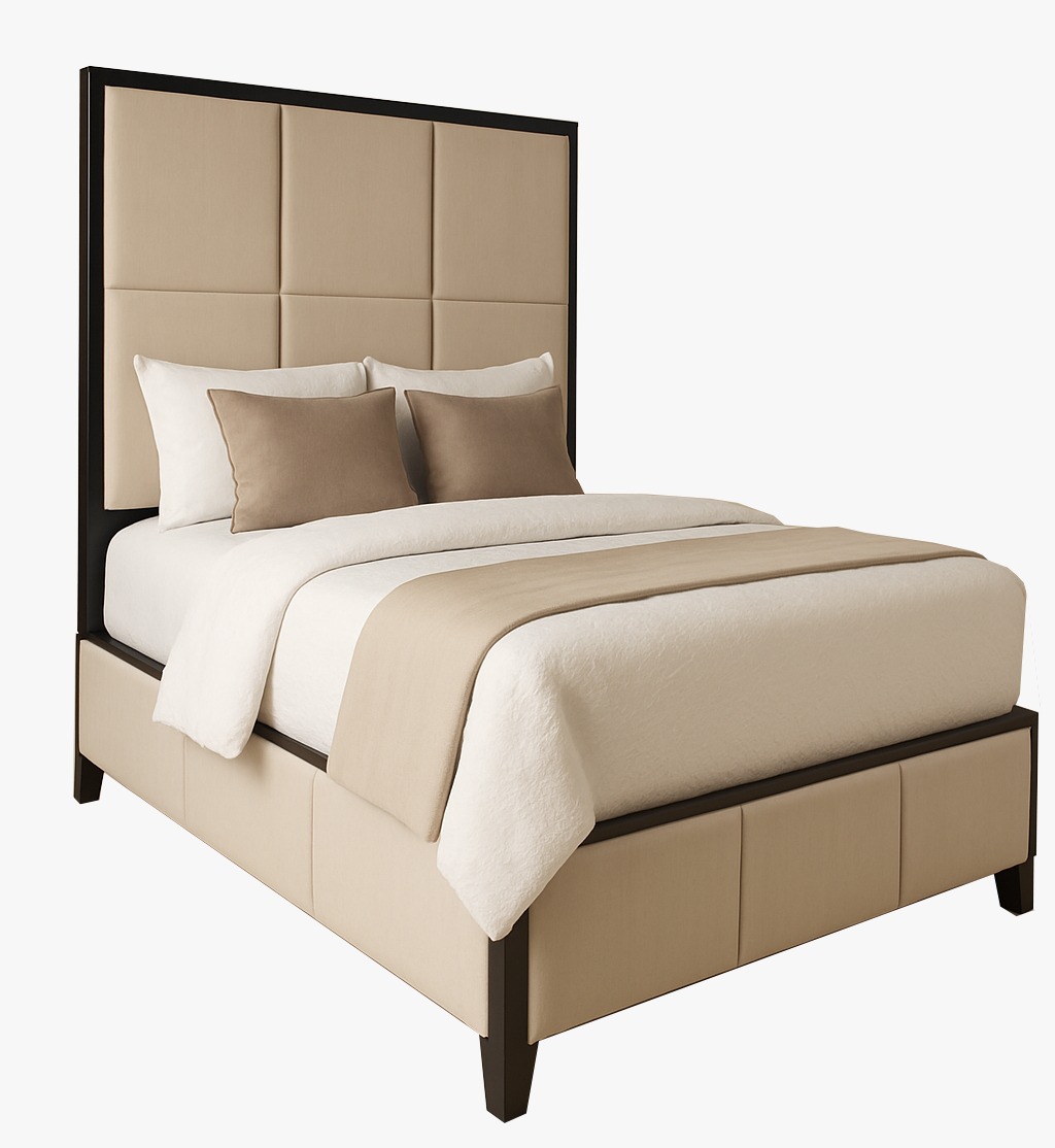 WhatsApp Image 2025-07-05 at 10.50.32 CAMA MODELO DURANGO TAPIZADO SIN VELADORES (MNEDGO) - Imagen 1