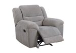 SILLON RECLINABLE MECEDORA TAPIZ GRIS (602553) - Imagen 2