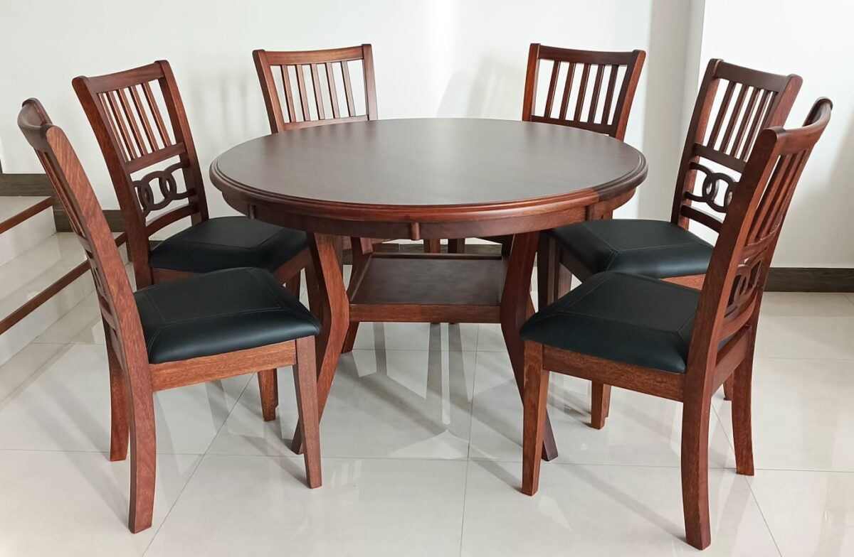 WhatsApp Image 2025-05-09 at 18.04.16 COMEDOR MADERA ROBLE CIRCULAR GIA PARA 4-6 PERSONAS (MNEMESAGIA-ROB/MNEGIA-90) - Imagen 2