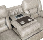 LIVING RECLINABLE MICROFIBRA TAUPE (651351/52/53) - Imagen 6