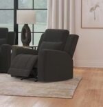 SILLON RECLINABLE, MECEDORA MICROFIBRA CHARCOAL (610286)